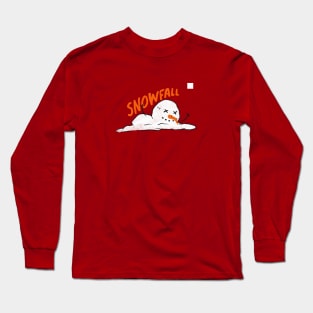 Snowman The Snowfall Long Sleeve T-Shirt